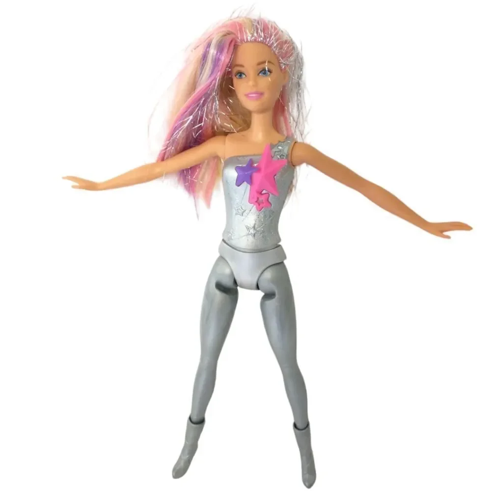 Barbie Starlight Galactic Adventure Doll Silvery No Clothes Sparkly Hair 2013. C